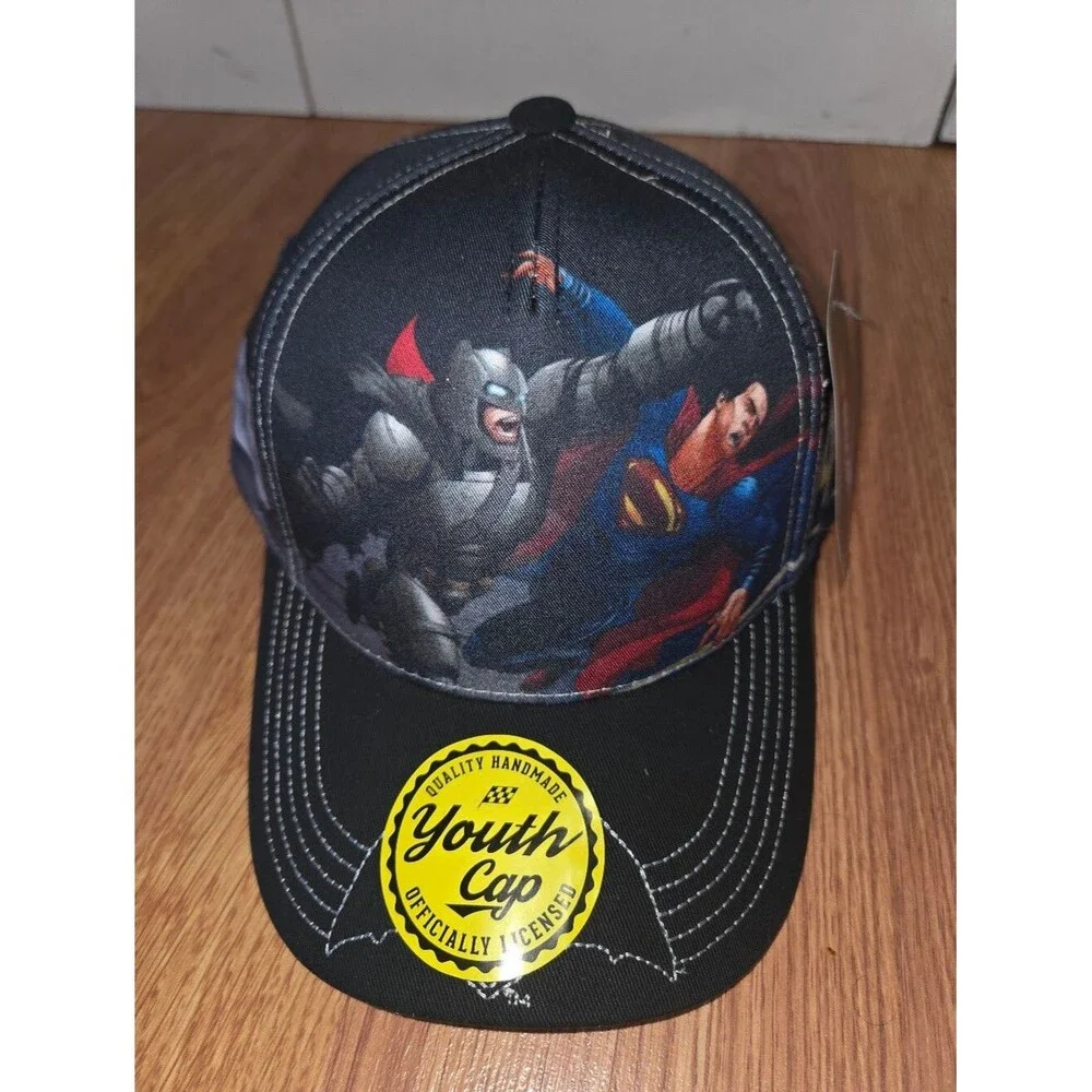 Dale Jr #88 VS Jimmie Johnson #48 NASCAR Batman VS Superman Hat Cap Youth NWT